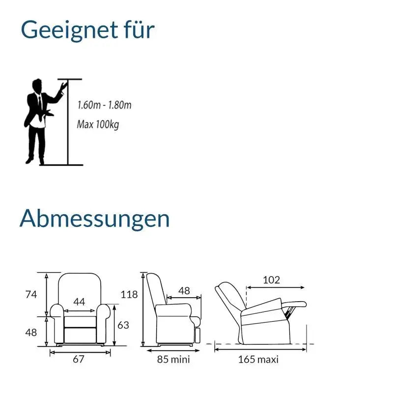 RehaComfort Aufstehsessel Stanford RehaComfort