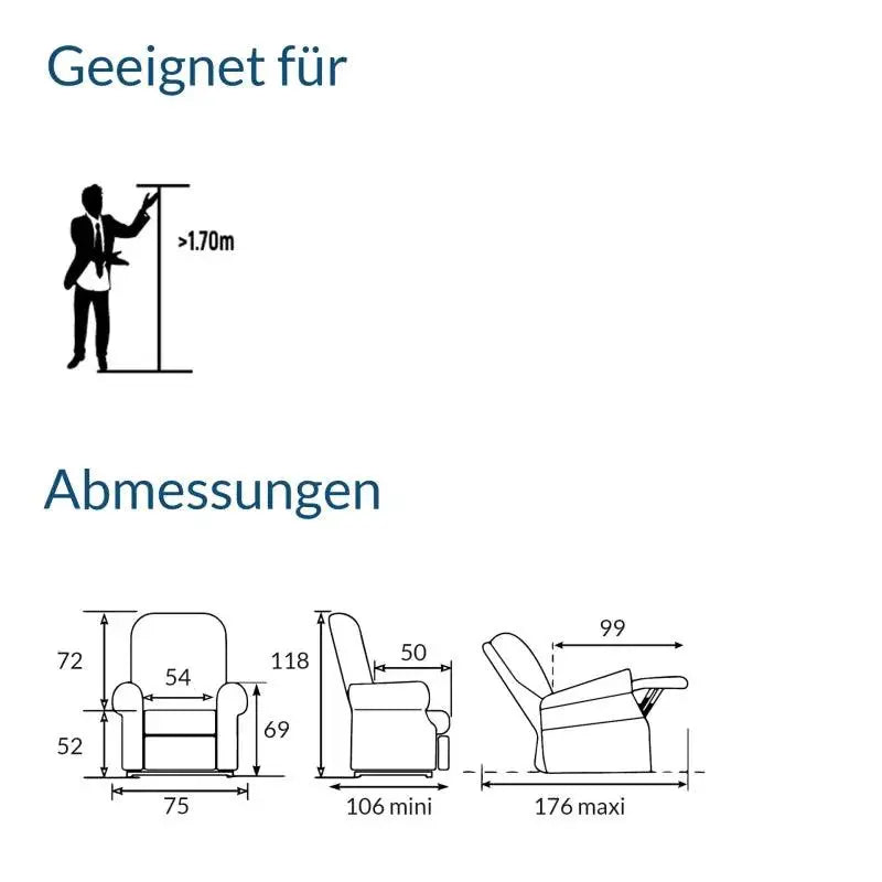 RehaComfort Aufstehsessel Wellington RehaComfort