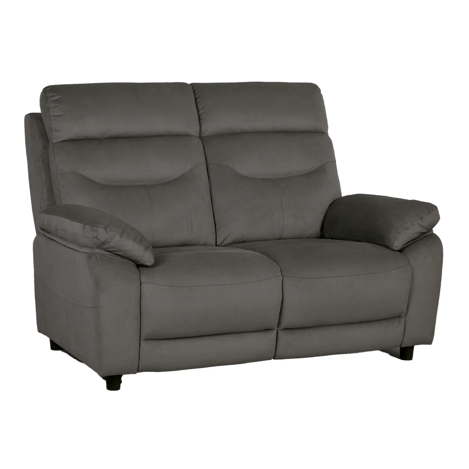 RehaComfort Sofa Paros 2-Sitzer Bezug Easyclean Elefant in Standard Position