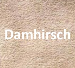 Soft Touch Samt Damhirsch