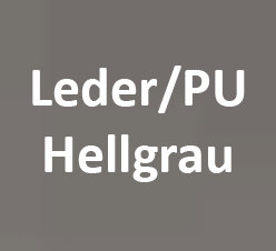 Leder/PU Hellgrau